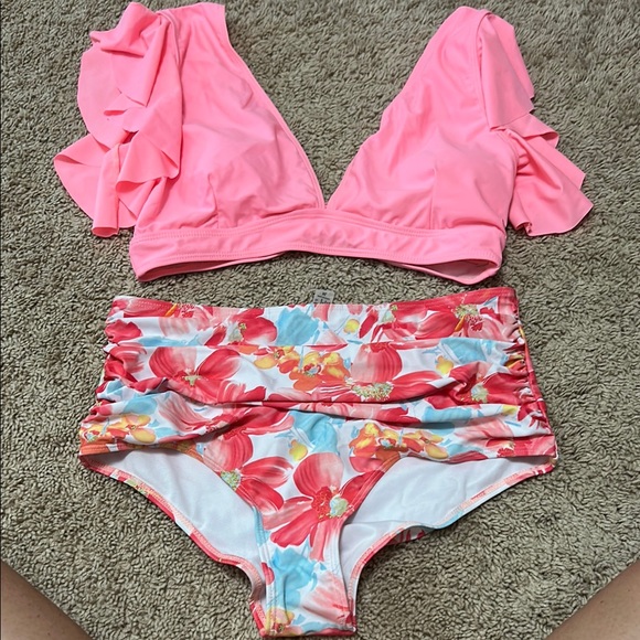 Sporlike Other - Floral Pink Bikini Set
